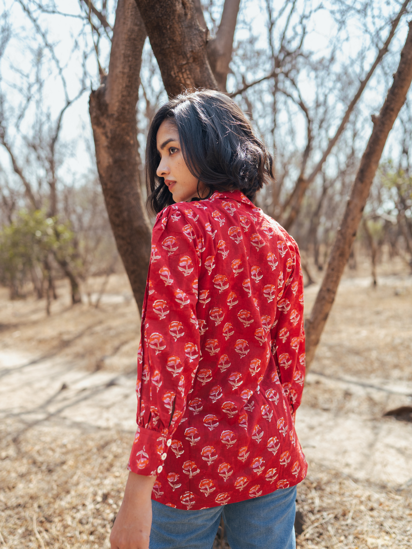 Jaipur Shirt - Hand-block Printed Cotton Shirt