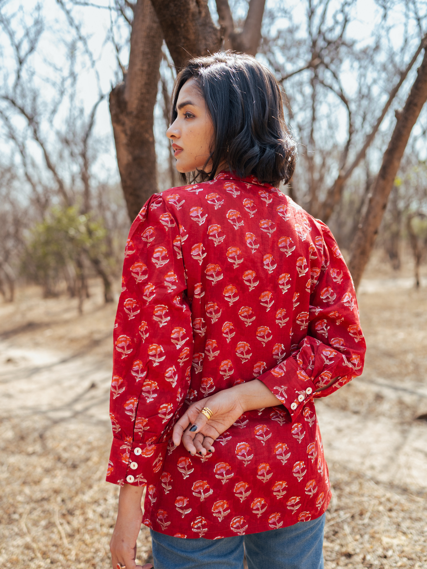 Jaipur Shirt - Hand-block Printed Cotton Shirt